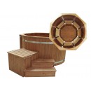 Bain nordique Authentic Exclusive SM diam 180 cm 6 &agrave; 8 personnes avec chauffage &eacute;lectrique 3 kw et filration
