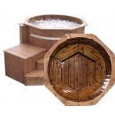 Bain nordique Authentic Prestige SM diam 150 cm avec chauffage &eacute;lectrique 3 kw et filration