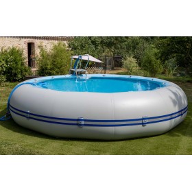 Piscine Marque Zodiac : Arrêt par Aqualux  Piscine Zodiac résistante WINKY5120 ronde diamètre ext 6.55 m hauteur 125cm 24 m3
