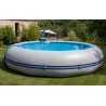 Arrêt par Aqualux Kit piscine Zodiac Original WINKY5120 ronde diamètre ext 6.55 m hauteur 125cm 24 m3