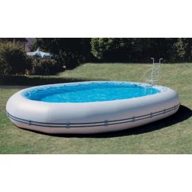 Piscine Marque Zodiac : Arrêt par Aqualux  Piscine Zodiac OVLINE4000 ovale 730x1120cm hauteur 130cm 50m3