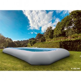 Arrêt par Aqualux Kit piscine Zodiac Original HIPPO65 rectangle 820x16.55cm hauteur 130cm 65m3