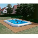 Kit piscine Zodiac Original HIPPO40 rectangle 770x1180cm hauteur 125cm 40m3