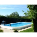 Kit piscine Zodiac Original HIPPO40 rectangle 770x1180cm hauteur 125cm 40m3