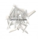 Visserie (sache de 18 pi&egrave;ces) inox pour skimmer Ubbink bouche large r&eacute;f 7514019