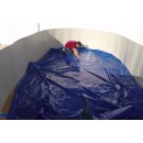 Tapis de sol pour piscine acier de 230cm prot&egrave;ge le liner du contact au sol