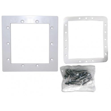 Cadre de skimmer avec joint et lot de 10 vis inox pour skimmer de piscine Torrente Toi