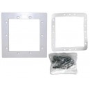 Cadre de skimmer avec joint et lot de 10 vis inox pour skimmer de piscine Torrente Toi
