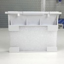 Volet de skimmer amovible pour piscine Torrente Toi Mesures sans compter les languettes 143x120mm