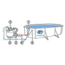 Tuyau flexible 3.3 m&egrave;tres Diam&egrave;tre 32 mm pour piscine Torrente Toi