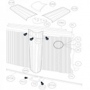 Sachet de 90 vis M5.5x13 r&eacute;f&eacute;rence 550 pour piscine Torrente TOI
