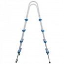 Echelle 8 marches pour piscines hors sol de hauteur 120 ou 132cm Torrente Toi