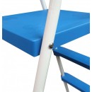 &Eacute;chelle de s&eacute;curit&eacute; avec plateforme pour piscine acier de 120 et 132cm Torrente TOI