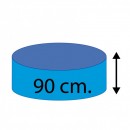 Liner rond pour piscine acier diam&egrave;tre 350 cm hauteur 90 cm Torrente Toi
