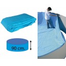 Liner rond pour piscine acier diam&egrave;tre 350 cm hauteur 90 cm Torrente Toi