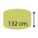 Liner sable rond pour piscine acier diam&egrave;tre 350cm hauteur 132 cm 40/100 Torrente Toi