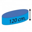 Liner ovale pour piscine acier 500x366 cm hauteur 120cm 33/100 Torrente Toi