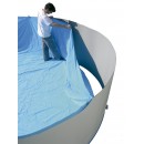 Liner ovale pour piscine acier 500x366 cm hauteur 120cm 33/100 Torrente Toi