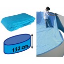 Liner ovale pour piscine acier 550x366 cm hauteur 132 cm 0.40/0.40 Torrente Toi