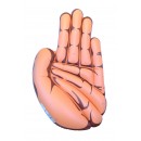 Main g&eacute;ante gonflable 240 x 152 cm pour piscine