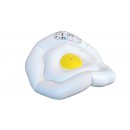 Oeuf sur le plat gonflable 135 x 115 cm pour piscine ou plage Torrente Toi