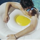 Oeuf sur le plat gonflable 135 x 115 cm pour piscine ou plage Torrente Toi