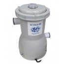 Kit piscine acier Canarias blanc D 230cm haut 120 cm filtration &eacute;chelle Torrente Toi