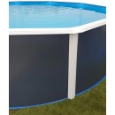 Kit piscine acier Canarias blanc D 230cm haut 120 cm filtration &eacute;chelle Torrente Toi