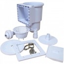 Kit piscine acier Canarias blanc D 230cm haut 120 cm filtration &eacute;chelle Torrente Toi