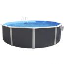 Kit piscine acier Canarias blanc D 550cm haut 120 cm filtration &eacute;chelle Torrente Toi pas cher