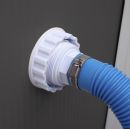 Kit piscine acier Mallorca blanc ovale 730x366cm haut 120 cm filtration &eacute;chelle Torrente Toi pas cher