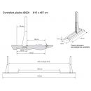 Kit piscine acier Ibiza blanc ovale 730x366cm haut 132 cm filtration &eacute;chelle Torrente Toi