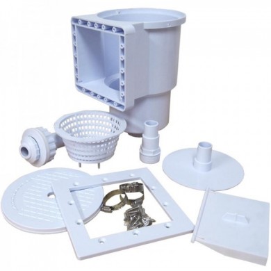 Kit piscine acier Mallorca blanc ovale 500x366cm haut 120 cm filtration échelle Torrente Toi pas cher