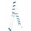 Kit piscine acier Mallorca blanc ovale 500x366cm haut 120 cm filtration &eacute;chelle Torrente Toi pas cher