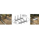 Kit piscine acier Mallorca blanc ovale 500x366cm haut 120 cm filtration &eacute;chelle Torrente Toi pas cher