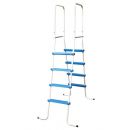 Kit piscine acier Mallorca blanc ovale 500x366cm haut 120 cm filtration &eacute;chelle Torrente Toi pas cher