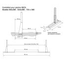Kit piscine acier Mallorca blanc ovale 500x366cm haut 120 cm filtration &eacute;chelle Torrente Toi pas cher