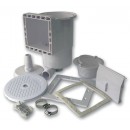 Kit piscine acier Magnum blanc ovale haut 132 cm filtration &eacute;chelle Torrente Toi