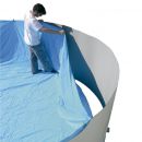 Kit piscine acier Magnum blanc haut 132cm filtration &eacute;chelle Torrente Toi