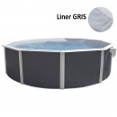 Kit piscine acier Magnum blanc haut 132cm filtration &eacute;chelle Torrente Toi