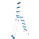 Kit piscine acier Magnum blanc ovale haut 132 cm filtration &eacute;chelle Torrente Toi