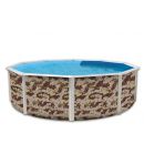 Kit piscine acier D&eacute;coh'Tool Pinus D 460cm haut 120 cm filtration &eacute;chelle Torrente Toi pas cher