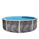 Kit piscine acier D&eacute;coh'Tool Pinus D 460cm haut 120 cm filtration &eacute;chelle Torrente Toi pas cher
