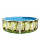Kit piscine acier D&eacute;coh'Tool Pinus D 460cm haut 120 cm filtration &eacute;chelle Torrente Toi pas cher