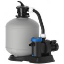 Kit piscine acier Mallorca blanc ovale 550x366cm haut 120 cm filtration &eacute;chelle Torrente Toi pas cher