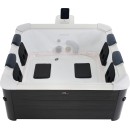 Spa MSpa mod&egrave;le de spa rigide Oslo a assembler 160 x 160 cm 6 personnes wifi