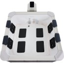 Spa MSpa mod&egrave;le de spa rigide Oslo a assembler 160 x 160 cm 6 personnes wifi