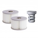 Spa MSpa mod&egrave;le de spa rigide Oslo a assembler 160 x 160 cm 6 personnes wifi
