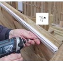 1 rail 1.46 m pour fixation liner piscine Ubbink Sunwater 360