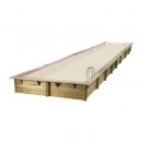 Piscine bois Linea Ubbink 350x1550cm H 155cm liner bleu ou beige enterr&eacute;e